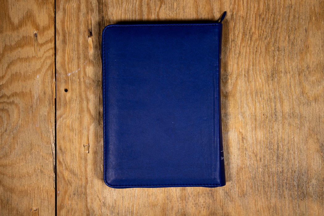 Bible Semeur 2015 poche Bleue souple Tranche blanche avec zip