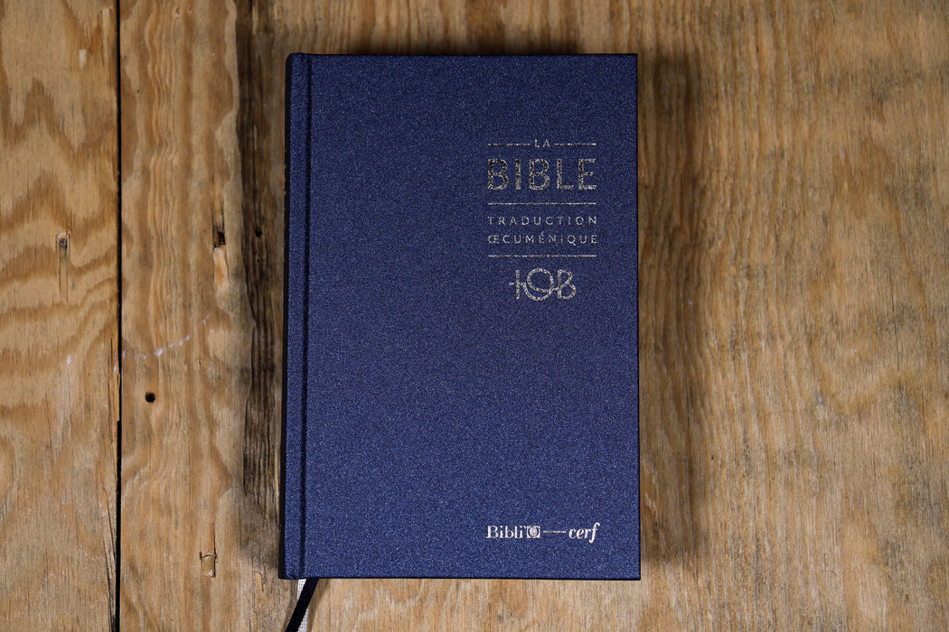 Bible TOB (Traduction Oecuménique de la Bible) à notes essentielles compacte Bleue rigide