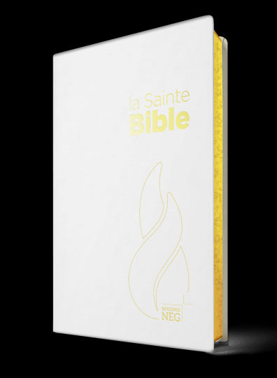 Bible NEG compacte souple Toilée blanche Tranche dorée