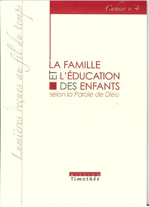 La famille et l'éducation des enfants