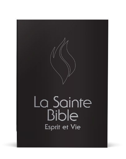 Bible Segond 1910 Esprit et Vie noire rigide tranche blanche